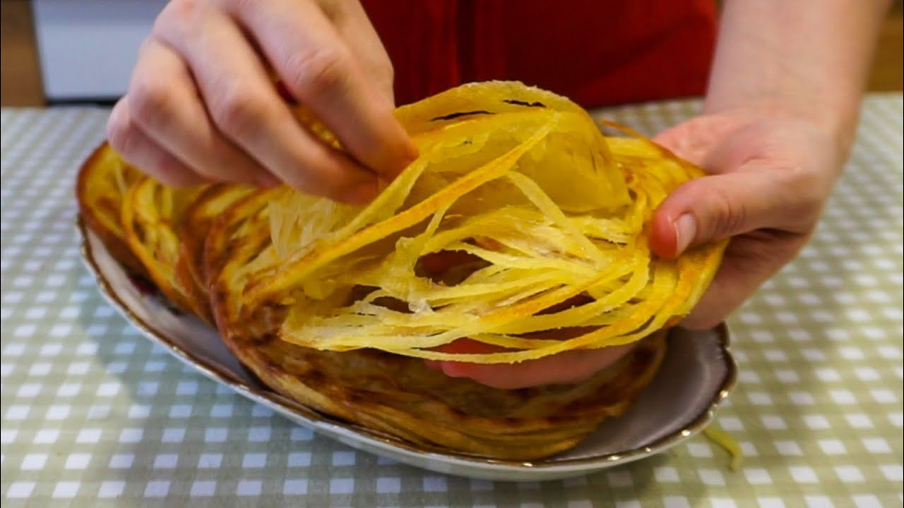 Just flour + semolina! UZBEK COOKING TECHNOLOGY - KATLAMA!